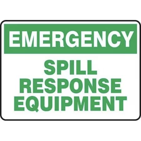 Accuform EMERGENCY CHEMICAL SAFETY SIGN MCHL907XP MCHL907XP